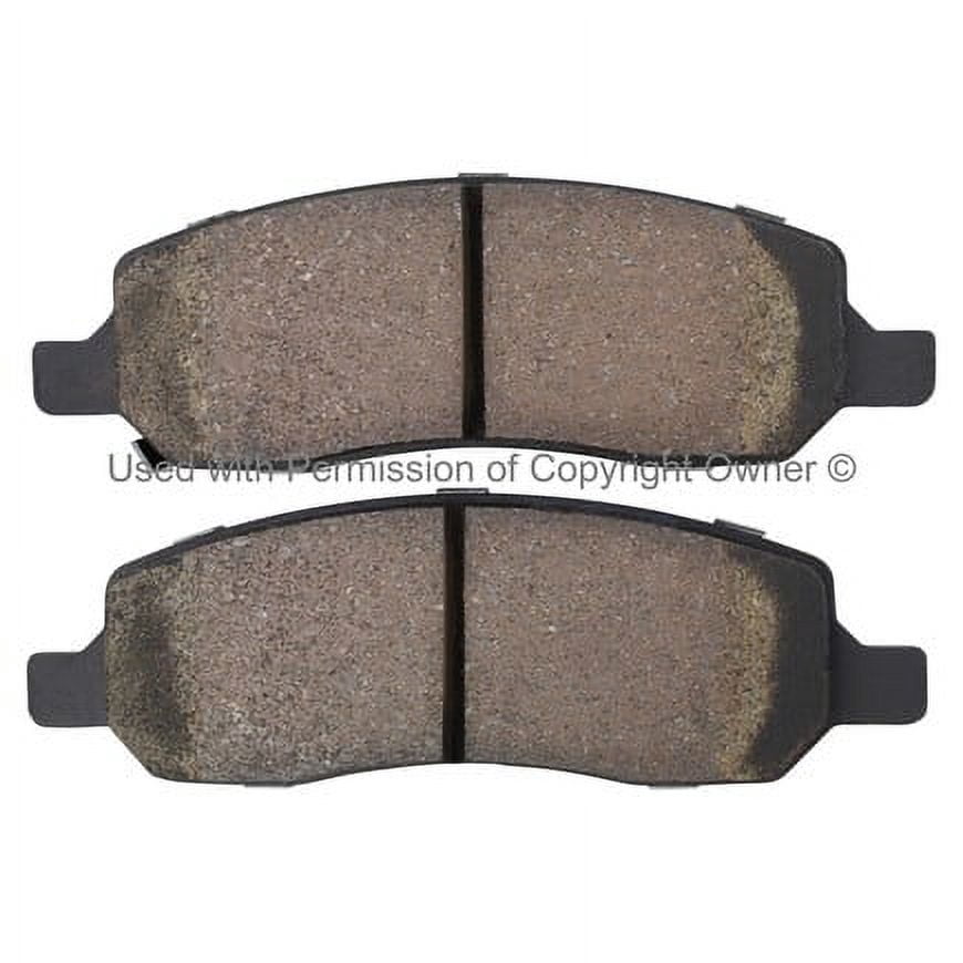 Mpa Electrical 1003-1172C Quality Built Black Series Ceramic Brake Pads W/