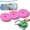 Pink-10 ft, variant on Portable Clothesline for Outdoor & Home, 10/16/26/32 Ft Windproof Non-Slip Nylon Clothesline, Two Hooks, No-Punch Outdoor Clothesline, for Camping Hotel Travel