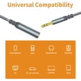 thumbnail image 3 of Cable de extensión para auriculares MCSPER de 3,5 mm macho a hembra, paquete de 2, 3 of 6
