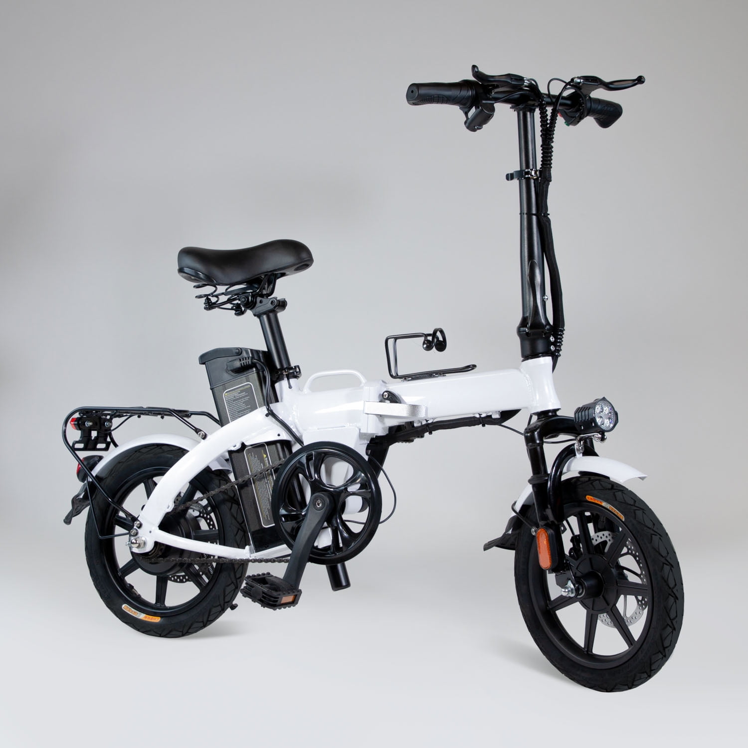 XPRIT 14'' Folding Electric Bike, Light Weight, LCD Display, Full