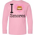 thumbnail image 3 of Inktastic I Love Smores Long Sleeve Youth T-Shirt, 3 of 5