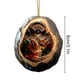 thumbnail image 3 of Christmas Ornaments - Acrylic Christmas Pendant Round Religious Hanging Ornaments For Christmas Tree Christmas Decorations For Home Holiday Decor Festive Orname, 3 of 4