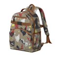 thumbnail image 2 of Birthday gift chicken backpack, spacious backpack with colorful farm animal prints, practical backpack for students, 2 of 6