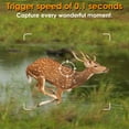 thumbnail image 4 of 2-Pack 64MP Trail Cameras with 1296P HD Video, Night Vision No Glow, 0.1S Motion Activation, IP66 Waterproof - Ideal for Outdoor Wildlife Hunting & Home Security Surveillance-Gray, 4 of 7