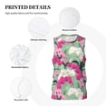 thumbnail image 3 of Sikiie Orchids Flowers Basketball Jersey Reversible Men's Mesh Athletic Sports Shirts Training Practice S-4XLSmall, 3 of 6