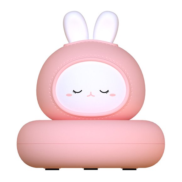 relayinert Night Light For Kids Avoid Wasting Electricity Easy One-Tap One Tap To Light Nachtlichter Pink Bunny payment