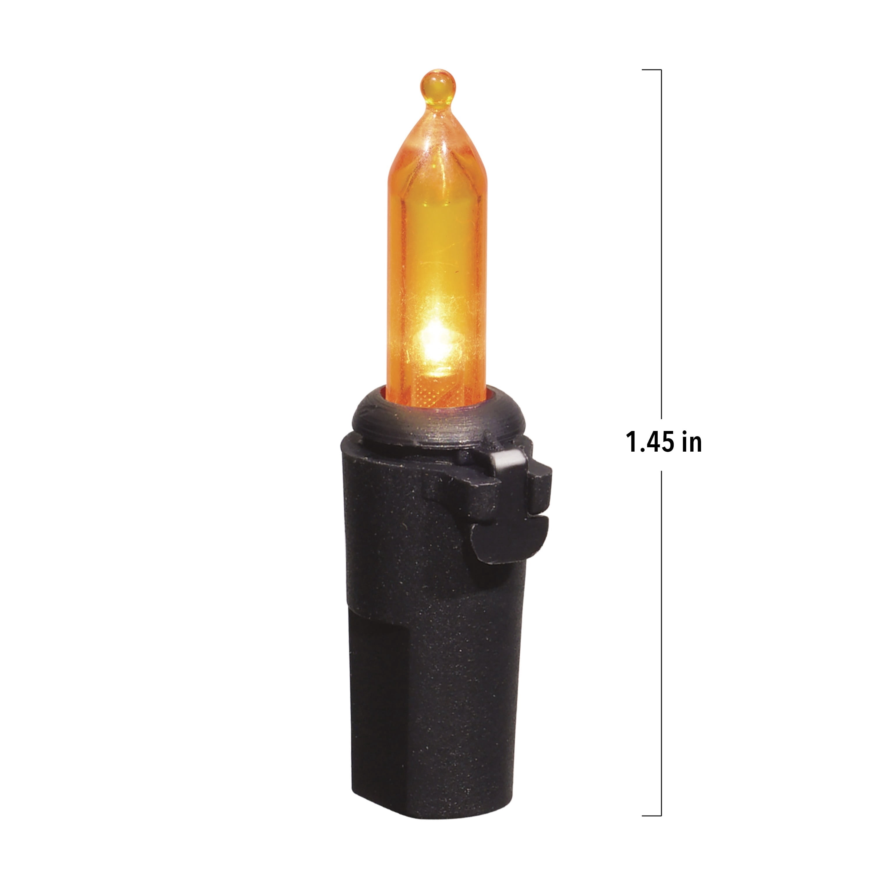 Indoor/Outdoor 500-Count LED Mini String Lights, Orange, 98.5', Halloween by Way To Celebrate