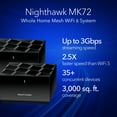 thumbnail image 2 of NETGEAR - Nighthawk AX3000 Mesh WiFi 6 System with Router + 1 Satellite Extender 3Gbps (MK72-100NAS), 2 of 7