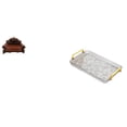thumbnail image 1 of Sofá en miniatura para muñecas,Muebles de casa de muñecas,modelo de sofá europeo,decoración,Bandeja para servir,Bandeja de cocina rectangular con asa,Bandeja de almacenamiento Plato para, 1 of 8