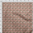 thumbnail image 4 of oneOone Polyester Spandex Brown Fabric Ikat Sewing Craft Projects Fabric Prints By Yard 56 Inch Wide, 4 of 4