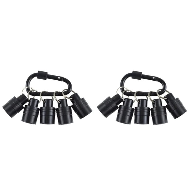 2X Portabrocas con Vástago SDS Plus, Adaptador de Vástago SDS, Barra de Extensión, Adaptador de Enchufe, Portabrocas Manuales de Fácil Cambio.