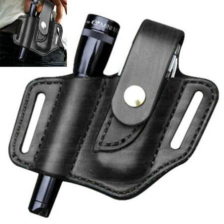 

Toma EDC Tool Storage Bag PU Leather Sheath EDC Tools Organizer Belt Bag Pocket Multifunctional Practical PU Leather Storage Bag