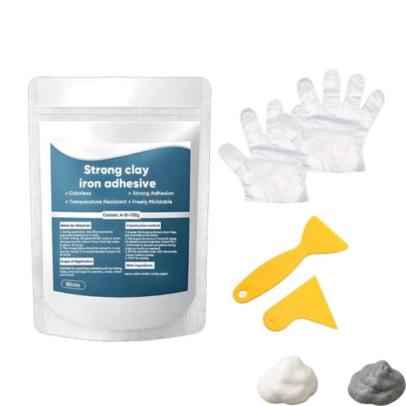 OYPGUE Moldable Putty Home Repair, Steel Reinforced Epoxy Putty, 2-Part Moldable Repair Compound