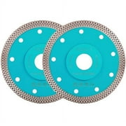 PEAKIT Super Thin Diamond Saw Blade 4.5 Inch 2 Pcs/Lot Tile Blade 4.5" for Cutting Porcelain Ceramic for Angle Grinder
