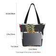 thumbnail image 3 of Balery Pineapple With Black Glasses Bolsa de Hombro con Diseño, Bolsa Grande y Duradera, Bolsa Versátil para Compras, 3 of 6