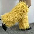 thumbnail image 6 of Yokua Y2K Faux Furs Leg Warmer,Warm Soft Cozy Fuzzy Leg Warmer Boot Cuffs Covers, 6 of 21