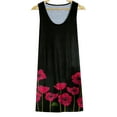 thumbnail image 7 of Sundresses for Women Casual Summer - Beach Dresses for Women Casual Summer Sleeveless Sundress Knee Length Midi Dress Boho Floral Vacation Tank Dress, 7 of 7