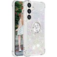 thumbnail image 6 of Quicksand Case for Samsung Galaxy S24 Plus (Not S24) for Women Girls, Glitter Sparkle Flowing Clear Liquid Cover Case with Bling Diamond Kickstand for Samsung Galaxy S24+ Plus -Colorful, 6 of 7