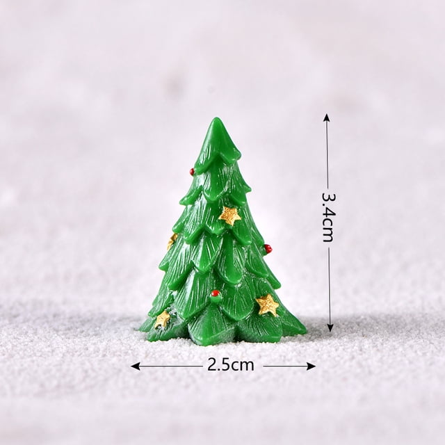 Adornos navideños de muñeco de nieve, anciano, accesorios, micropaisajes, calcetines navideños, campanas de regalo, adornos pequeños de resina