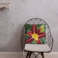 thumbnail image 2 of Burnt Orange Daylily Premium Pillow with White Back, 2 of 10