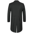 thumbnail image 4 of Men's Classic Fit Full Dress Tuxedo 2 Piece Tailcoat Suit Set, 4 of 7