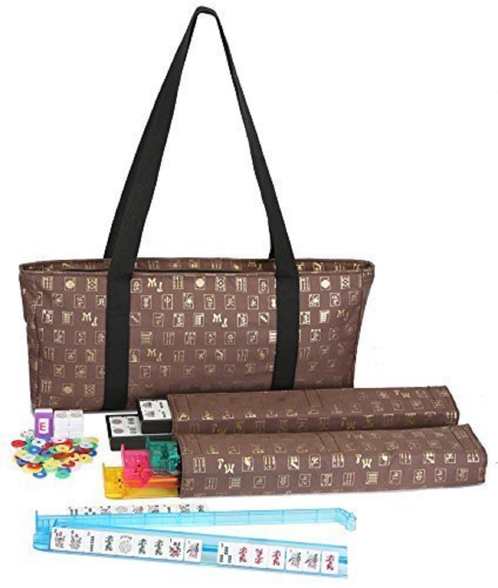 Mah Jongg Direct Set Soft Carrying Case Case Only, Browngold