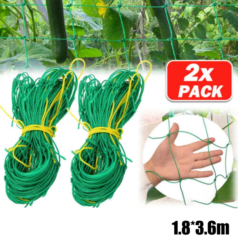 2x Garden Plant Climbing Net Vegetable Flower Vine Trellis Support