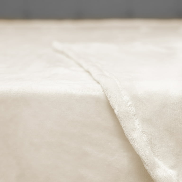 SensorPEDIC Electric Warming Blanket with SensorSafe u0026 Two Digital  Controllers - Queen Ivory - Walmart.com