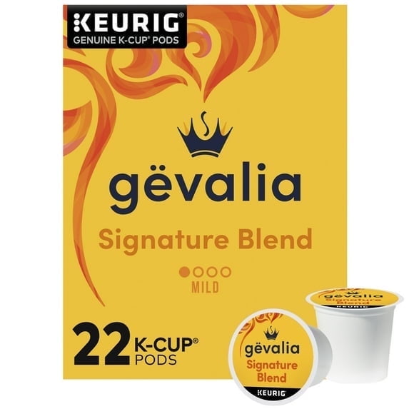 Gevalia Signature Blend Mild Roast K-Cup® Coffee Pods, 22 Ct Box(2 pack)