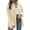 01Beige, variant on Sherpa Jacket for Women Casual Vintage Plain Color Lapel Fluffy Fur Coats Button Down Long Sleeve Outerwear with Pockets