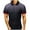 Black, variant on WXLWZYWL Golf Polo Shirts for Men Plus Size Short Sleeve Button Up Lapel Collar Shirts Color Block Striped Performance Moisture Wicking Shirt Tees Casual Basic T Shirts