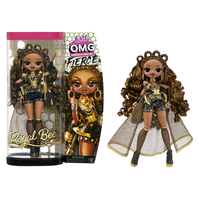 LOL Surprise OMG Fierce Royal Bee fashion doll with 15 Surprises
