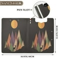 thumbnail image 3 of FORMRS A4 Clipboard Folder with Pen Holder Horizontal Foldable School Office Binder, Abstract Mountain, 3 of 9
