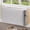 17"x13"x3.5", variant on Quilted Window AC Cover, Indoor Air Conditioner Dust Protector, Adjustable Drawstring, Grey