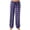 Purple, variant on Wyobmus Women Buffalo Plaid Pajama Pants Elastic Waist Drawstring Long Wide Leg Pants Blue