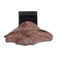 thumbnail image 4 of Sagebrook Home Metal 20" Abstract Face Sculpture, Brick Patina, 4 of 8