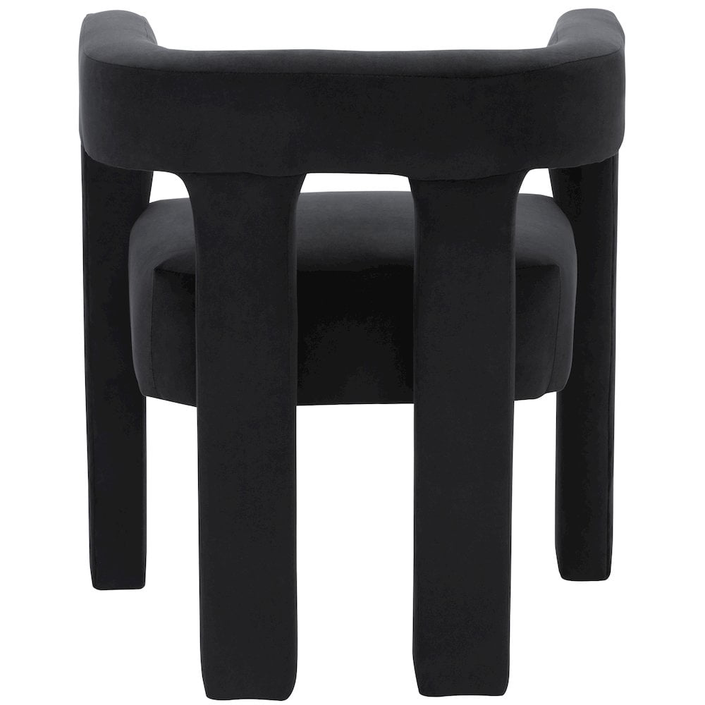 Meridian Furniture Athena Black Velvet Dining Chair