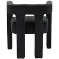 thumbnail image 6 of Meridian Furniture Athena Black Velvet Dining Chair, 6 of 6