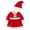 A Red, variant on Girls Christmas Red Velvet Long Sleeve Round Neck Dress Holiday Party Celebration Dress for Kids