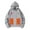 Grey, variant on Dvprdro Jackets for Men Stitching Drawstring Hooded Slim Fashion Coat Outwear