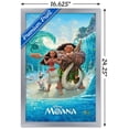 thumbnail image 3 of Disney Moana - Ocean Floor Wall Poster, 14.725" x 22.375", Framed, 3 of 5