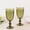 Dusty Sage, variant on Balsa Circle 24 Blush 10 oz Transparent Plastic Wine Glasses Retro Embossed Style Wedding Party Tableware Event Decoration Supplies