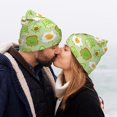 thumbnail image 5 of Pofeuu Avocado And Toast Print Beanie Hat for Men Women Knit Winter Hat Warm Cuffed Skull Beanie Slouchy Soft Unisex, 5 of 6