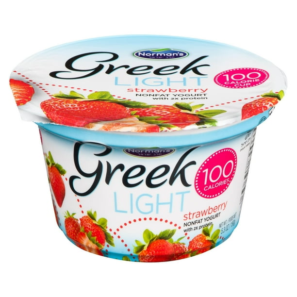 Norman's Greek Light yogurt Strawberry, Greek Light yogurt Walmart.ca