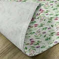 thumbnail image 5 of Ambesonne Garden Place Mats Set of 4, Raspberry Leaves Petals, Standard Size, Pink Fern Green Violet, 5 of 6