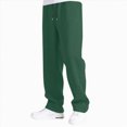 thumbnail image 2 of Child Boys Baggy Sweatpants Solid Color Casual Joggers Athletic Pants 5-16 Years Kids Open Bottom Straight Leg Fall Winter Pants Kids Sweatpants Size 5-6 Years, 2 of 5