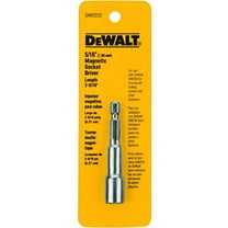Dewalt DW2222 Magnetic Nutdriver, 5/16in, 1/4in Hexagonal Socket Shank, Steel