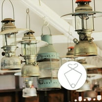 PENIKOKO Steel Ceiling Hooks Heavy Duty Silver 50Pcs