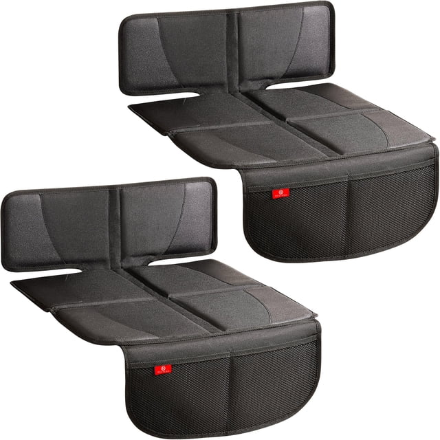 Protector de asiento de coche Helteko, 2 unidades, impermeable, negro