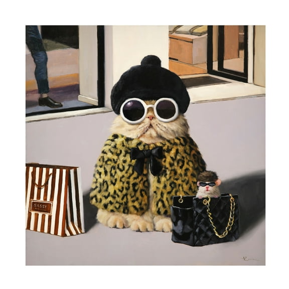 Trademark Fine Art Lucia Heffernan Retail Therapy Canvas Wall Art - 18x18